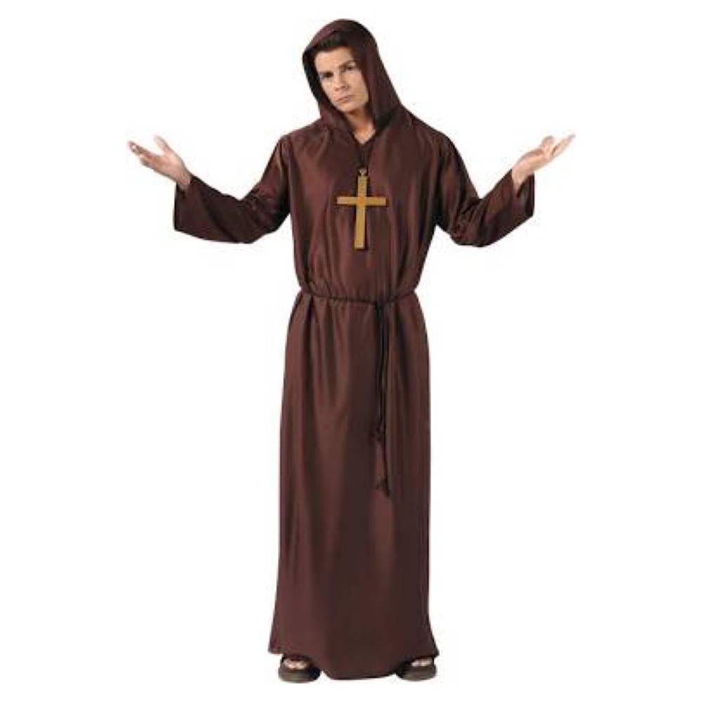 Fun World Adult One Size Munk Costume w Cross